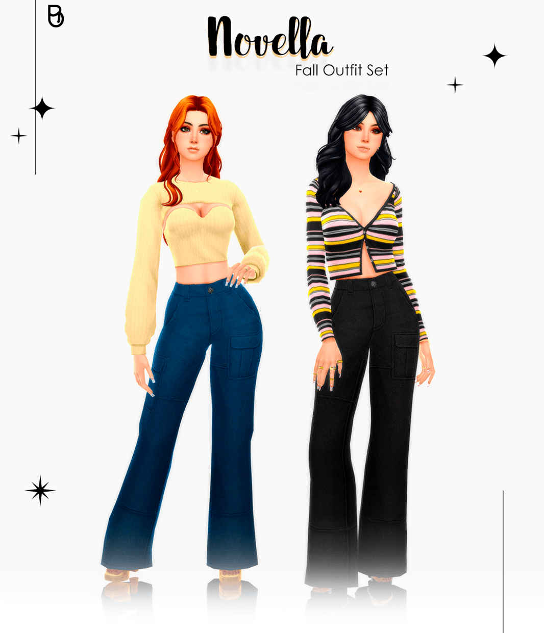 Скриншот мода Набор одежды Novella Fall Set